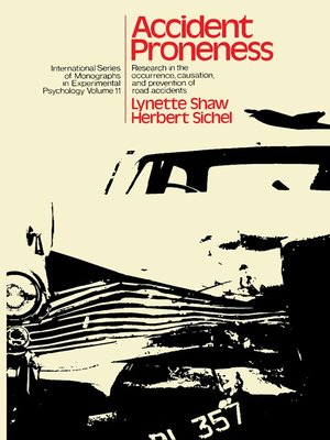 cover image of Accident Proneness